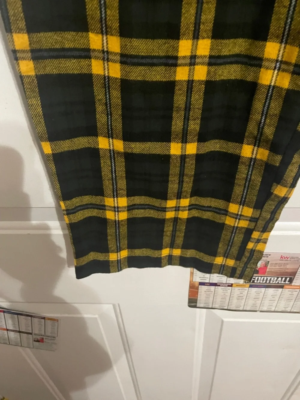 Baylor University Black & Gold Plaid Lounge Pants - Picture 3 of 7